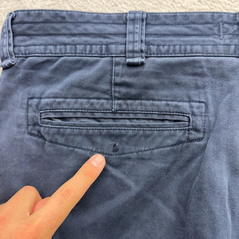 Polo Ralph Lauren Men Navy Blue Cotton Cargo Shorts Size 40T Relaxed Fit Utility